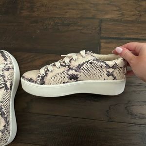Steve Madden Snakeskin Bertie Sneakers